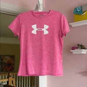 Pink Under armor T-shirt